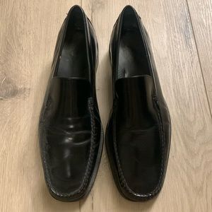 Men’s Cole Haan black leather loafers